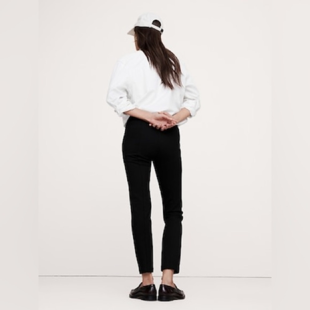 BANANA REPUBLIC High-Rise Skinny Everywhere Ponte Pant SMALL NWT - Picture 5 of 11